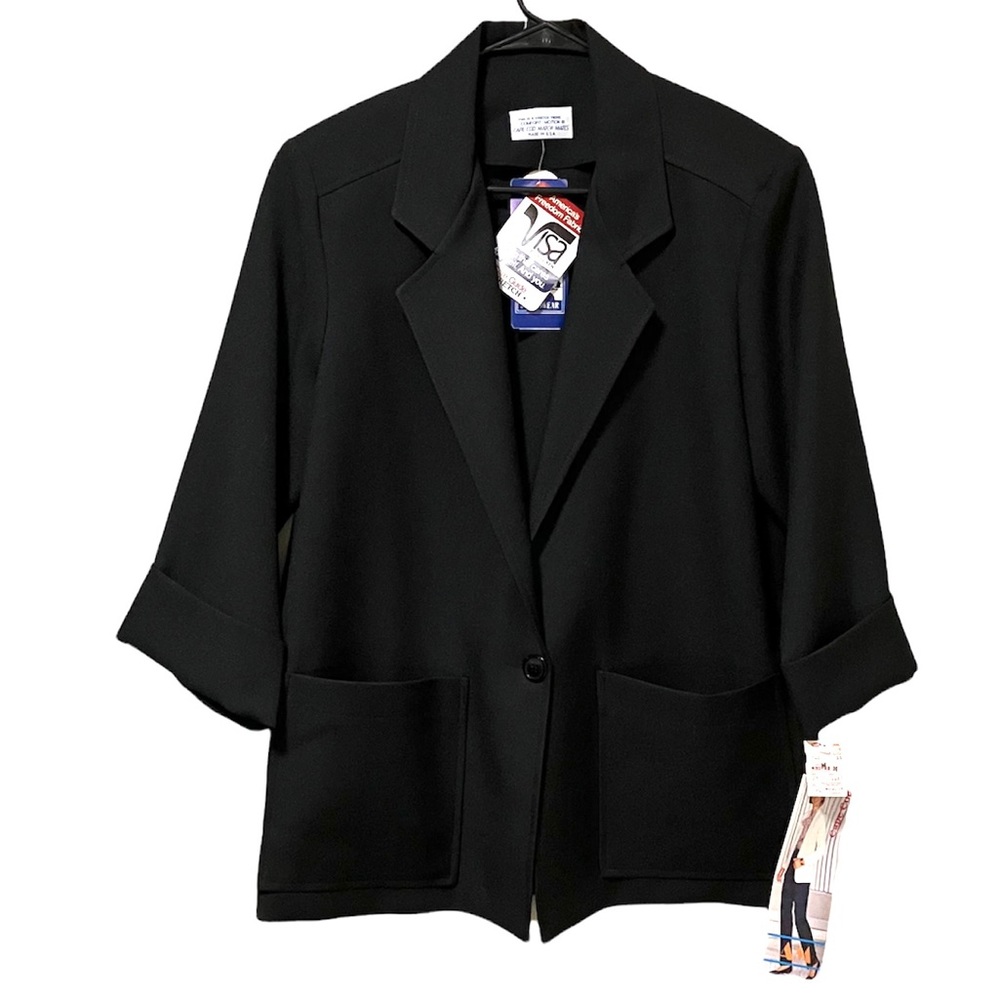 NOS Vintage Cape Cod Sportswear Black Blazer